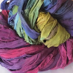 Indiskt siden blåbär