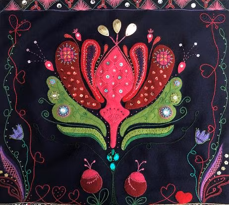 Kurs - Grannlåtsbroderi 25-26/2
