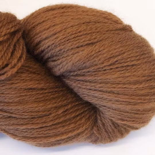 Plädgarn 2-tr brun 265