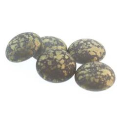 Cabochon glas lila matt 18mm