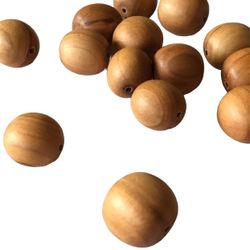 Träpärla Äpple M 10-pack