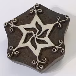 Blockstämpel Chakra 6