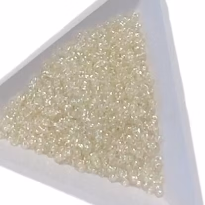 Miyuki seedbeads 11/0 trasparent crystal ivory gold