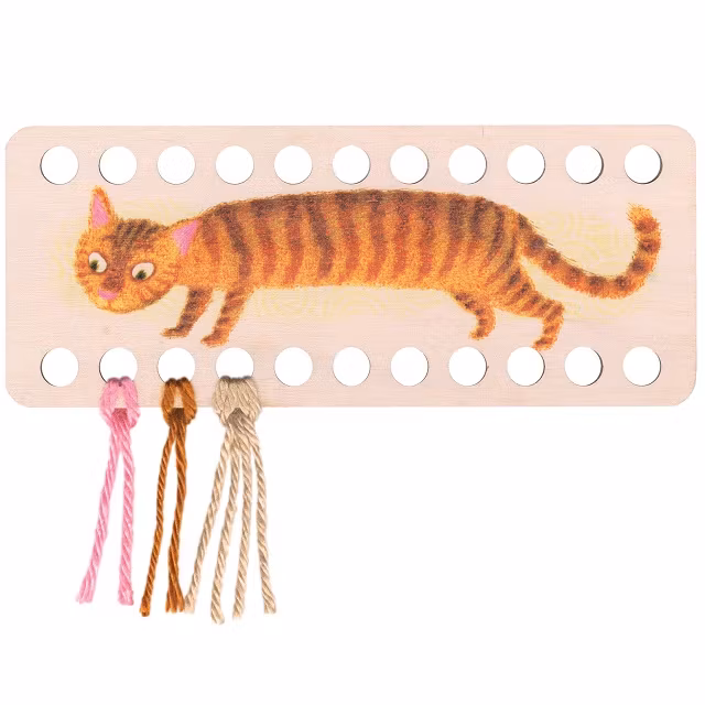 Garnorganisatör katt