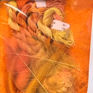 Mixed media orange