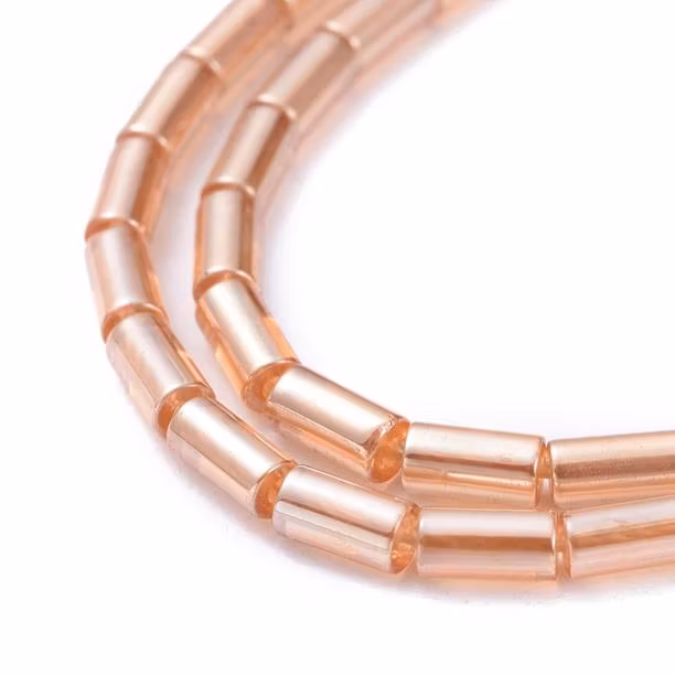 Stavpärla 5 mm ljusguld