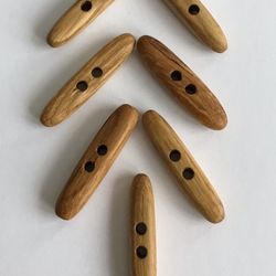 Träknapp Ek toggle/duffel