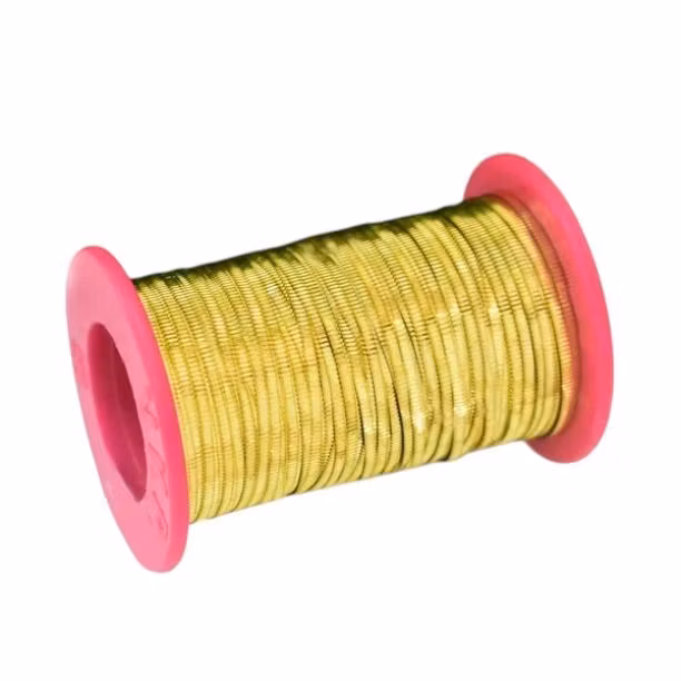 Broade plate 2mm präglade ränder guld