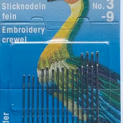 Broderinål nr 3-9