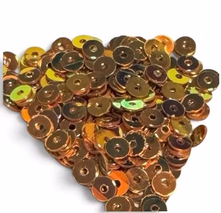 Paljett rund 4mm Flame