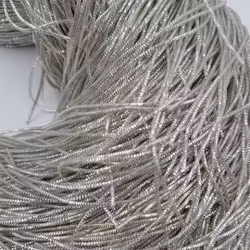 Bullion wire 1mm silver