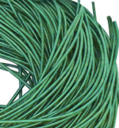 French wire 1mm matt green