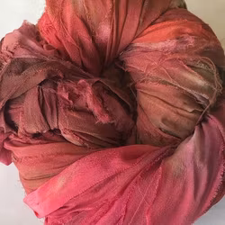 Indiskt siden hallon