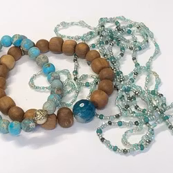 Halsband & armband i set