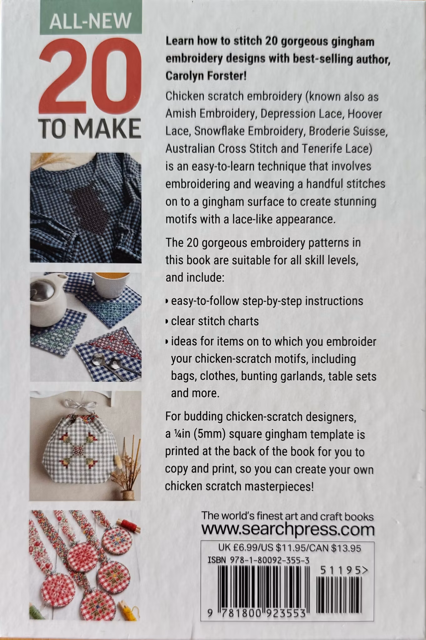 All-New Twenty to make Chicken scratch embroidery