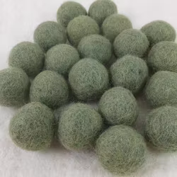 Filtboll 30mm salvia