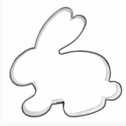 Kakform kanin 6,5cm