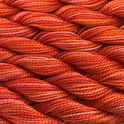 Pärlgarn nr 5 Color variations röd/rosa/orange 4200