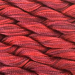 Pärlgarn nr 5 Color variations röd/lila 4210