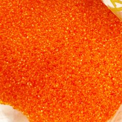 Miyuki seedbeads 11/0 transp orange