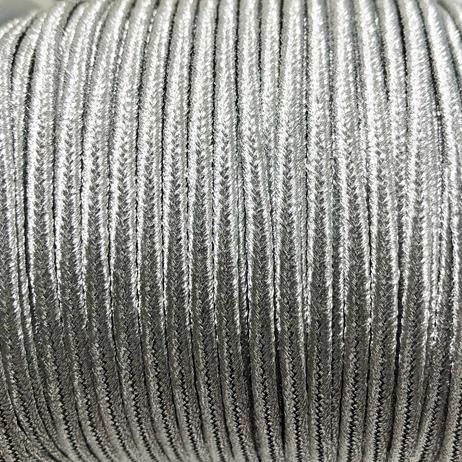 Soutacheband 4mm silver metallic