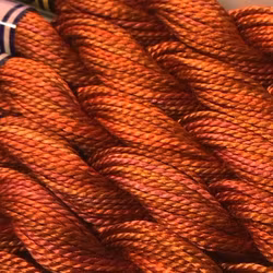 Pärlgarn nr 5 Color variations roströd 4130