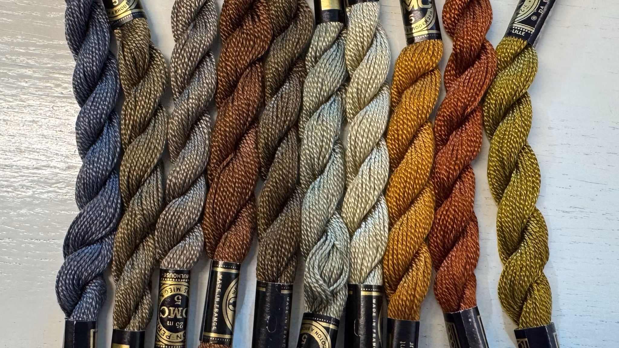 Pärlgarn 5 mixade färger 2