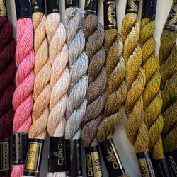 Pärlgarn 5 mixade färger 5