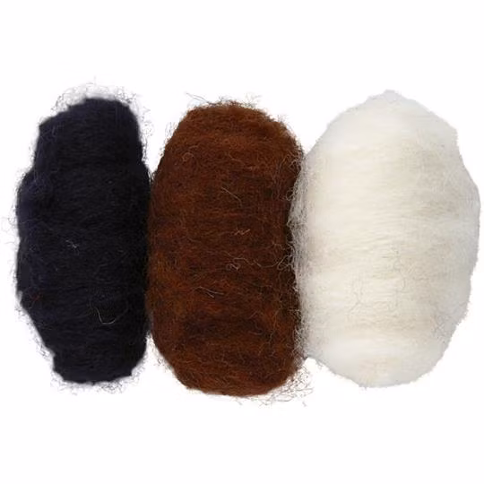 Kardflor 3x10g svart/brun