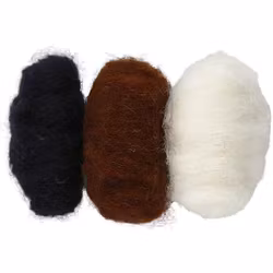 Kardflor 3x10g svart/brun