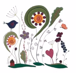 Kurs Yllebroderi med applikationer online feb mars 2026