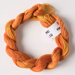 Merceriserad fin bomull orange 10