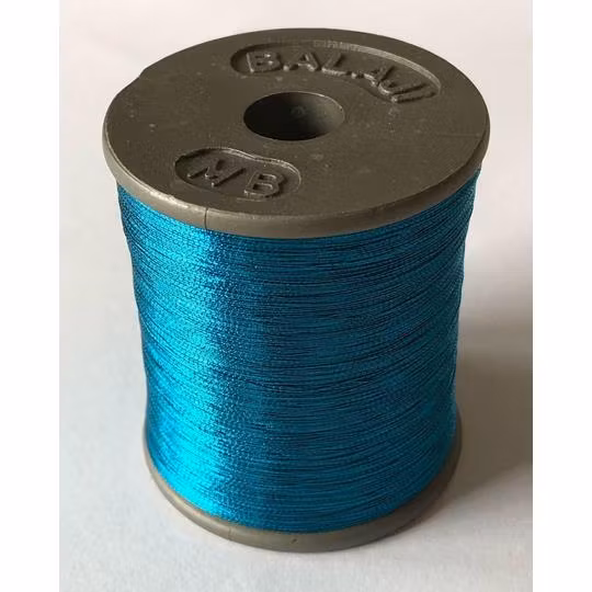 Metallictråd Zari 0,1mm turkos
