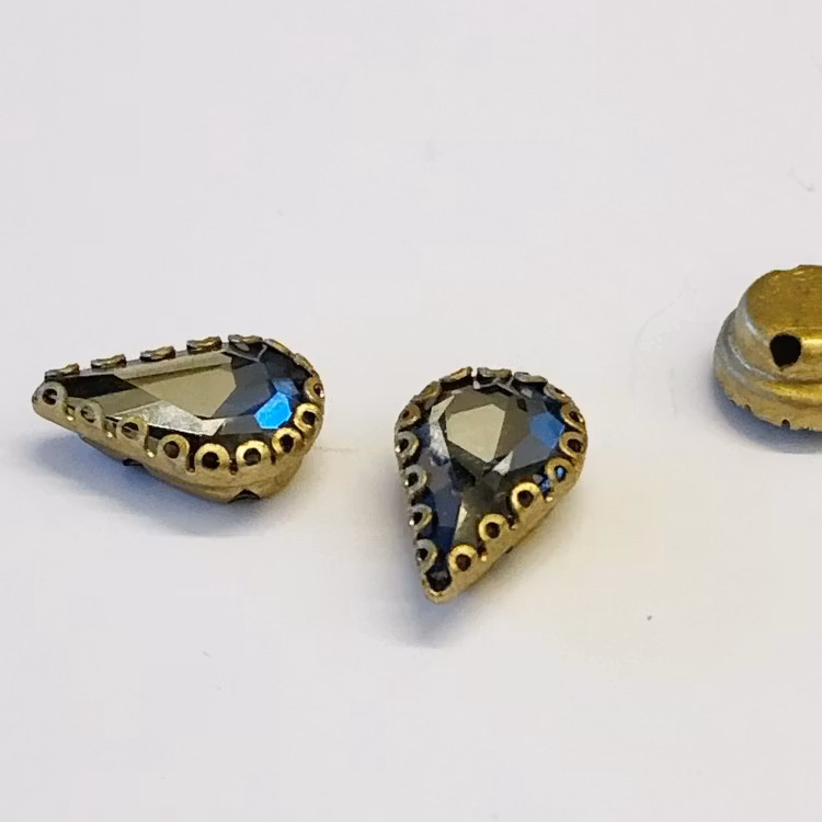 Montee droppe 9x14mm black diamond