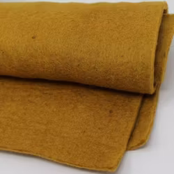 Ullfilt 25x25cm senapsgul