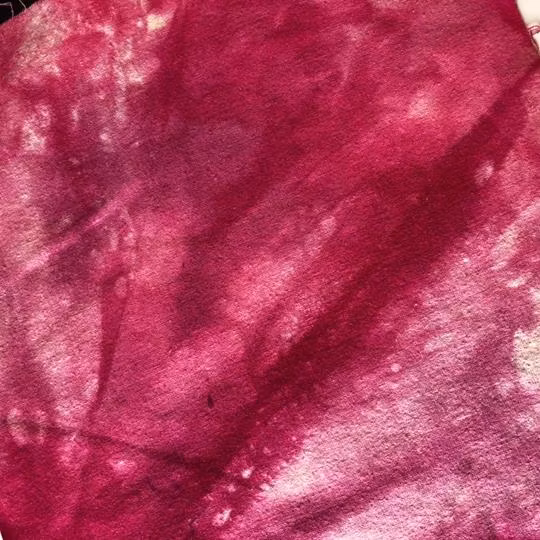 Sidentyg noil cerise