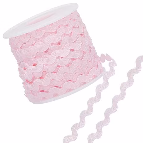 Zick-zackband 5mm rosa