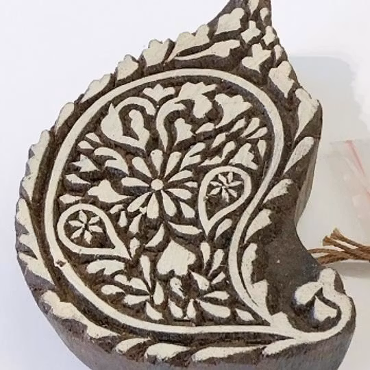 Blockstämpel Paisley 5
