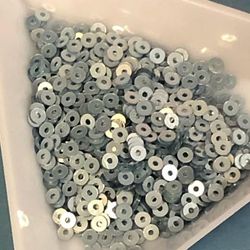 Paljett rund 2,5mm isblå