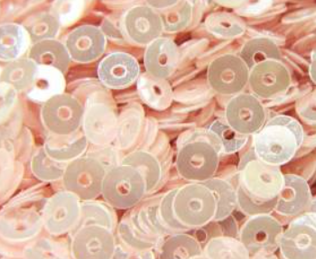 Paljett rund 3mm ljusrosa