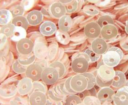Paljett rund 3mm ljusrosa