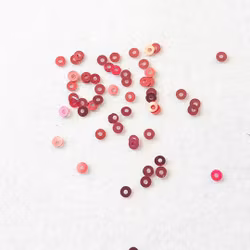 Paljett rund 3mm röd