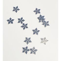 Paljett julstjärna silver