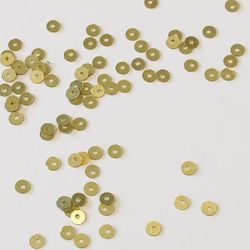 Paljett rund 2,5mm ljus guld