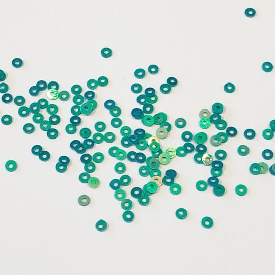 Paljett rund 4mm Gumdrop green