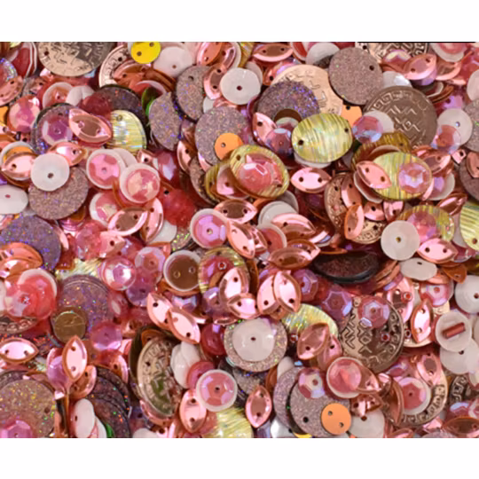Paljett mix rosa