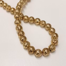 Pärla 9 mm guldpläterad