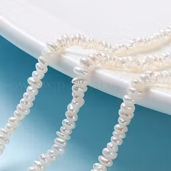 Sötvattenspärlor pear 3-4,5 mm