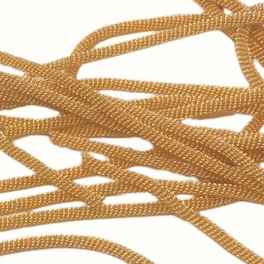 French wire double twisted 4mm guld