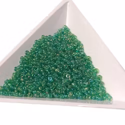Miyuki seedbeads 11/0 transp light green AB